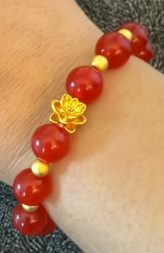 24K RED BRACELET