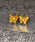 24K BUTTERFLY EARRINGS
