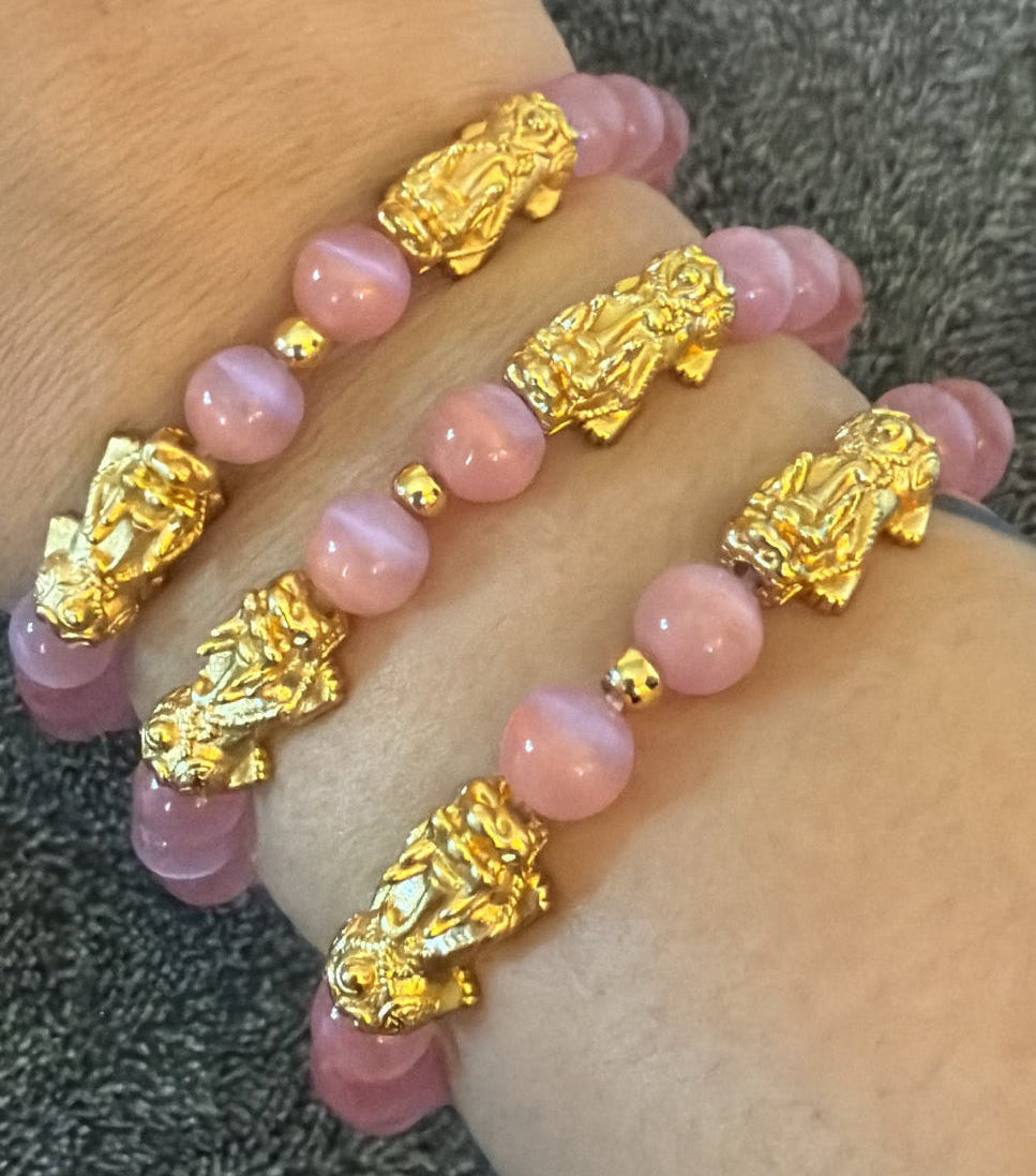 24K PINK BRACELET